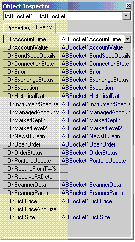 ObjectInsp event